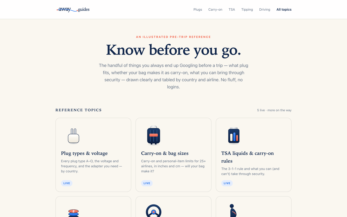Away Guides SEO site